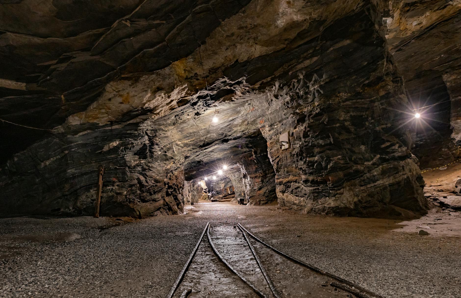 Empty coal mine.